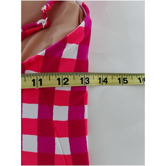 SZ Blockprints™ X J.Crew wide-strap one-piece in gingham Style #AO969 Size 10 - Picture 7 of 10